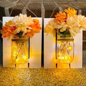 2 homemade decor for fall. Beautiful